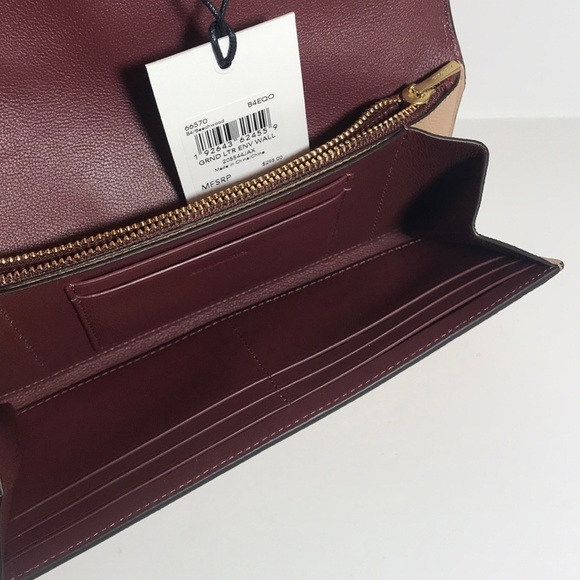 Coach Envelope wallet in Beechwood grain leather - Picture 4 of 6